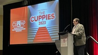 Paul Redfern delivers welcome at the CUPRAP annual conference