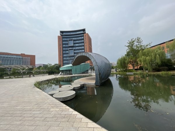 China campus of lake in Suzhou