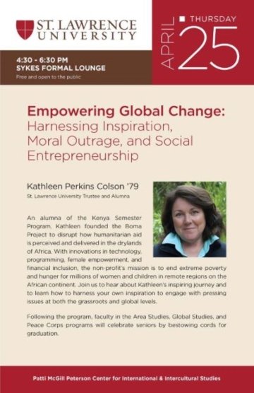 CIIS Annual Lecture Announcement with Kathleen Colson, '79