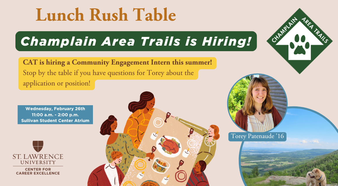 Lunch Rush Table | St. Lawrence University