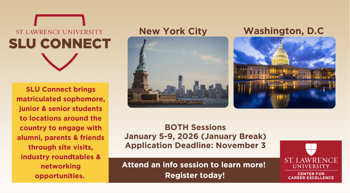 SLU Connect NYC & D.C. Information Session | St. Lawrence University