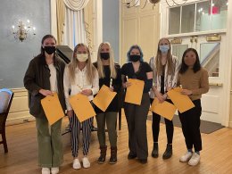 Psi Chi Inductees for Fall 2021