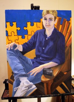 Reception for Artist McKael Barnes' SYE project