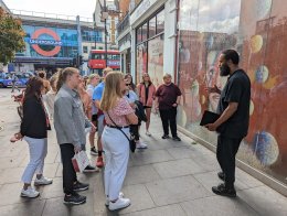 Students on a Tour