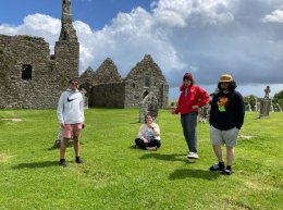Students on Dr. Val Lehr's Summer Course