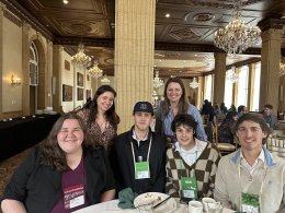From Left to right: Callie Richards, Bridgett McCann, Wesley Wyatt, Lori Clark, Ryan Krugman, and Matthew Ferland