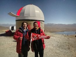 Students at observatory