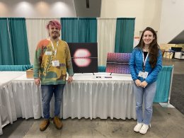 Gabe and Eliza at JMM 2024