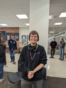 2025 Piathlon Winner: Circle Drawing: Charlotte Hobbs ’26 (Anthropology/Art)