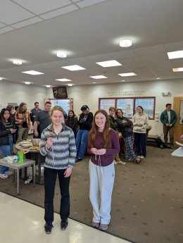 2025 Piathlon Winners Team Name: Steminists – Team Members: Elise Heppell ’27 (math, physics, envs) and Courtney Keryley ’27 (math)