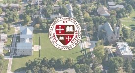 Presidential Seal over Brush Quad