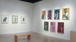exhibition installation - black women of print