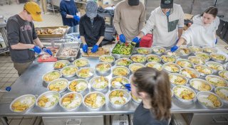 Student Preparing meals