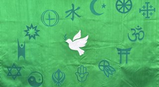 SLU Interfaith Banner in Gunnison Chapel