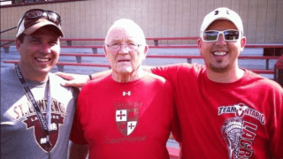 Mike, Don and Jason stand shoulder to shoulder.