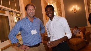 John Beaver '82 and Dadley Ogetii '20