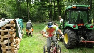 John fooling around while Kai tries to work. There’s no point in working hard if you don’t play hard, too.