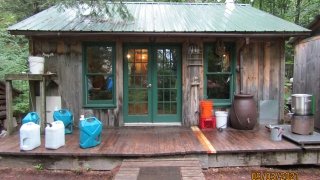 Outside of the Arcadian kitchen.