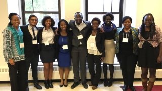 St. Lawrence University students participating in the second-annual New York Six Regional Model African Union.