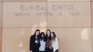 Elena Brzozowski, Vina Smith-Ramakrishnan, Haley O'Brien,  and Kylie Clancy.