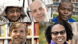 Chandreyi Basu, Howard Eissenstat, Dennis Simiyu, Jeff Frank, and Melissane Schrems.