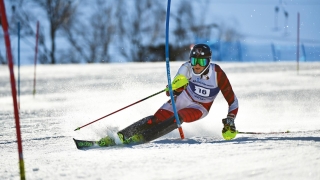 Downhill skiier