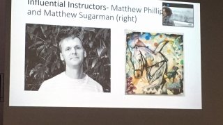 Artist Chloe Alexander gives a talk about her work