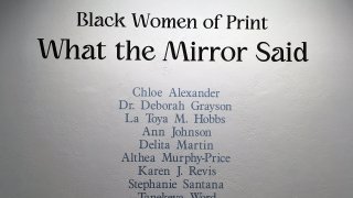 Black Women of Print - What The Mirror Said