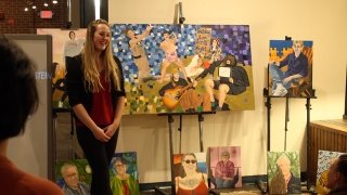 Reception for Artist McKael Barnes' SYE project