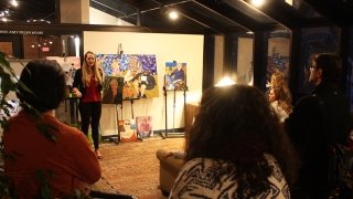 Reception for Artist McKael Barnes' SYE project