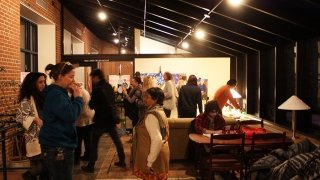 Reception for Artist McKael Barnes' SYE project