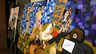 Reception for Artist McKael Barnes' SYE project