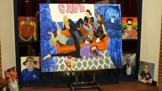 Reception for Artist McKael Barnes' SYE project