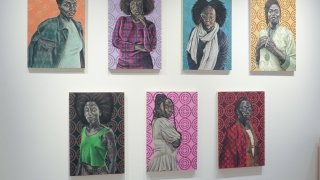 exhibition installation - black women of print