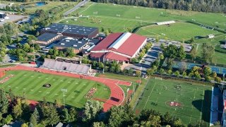 Arial view of the Saints Athletics Facilities