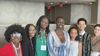 Saint Lawrence students attend the American Association of Colleges & Universities Conference on Diversity, Equity, and Student Success.