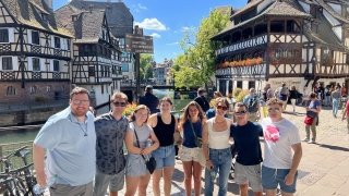Students in Strasbourg, France