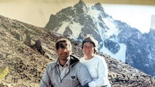 Matt Kane and Ann Markes at Kilimanjaro in 1981.