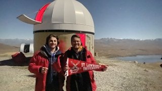 Students at observatory