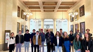 CANADIAN STUDIES GROUP ON THE SENATE STAIRS