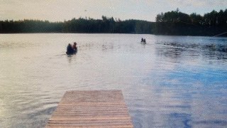 Arcadians paddle to the van, ready to embark on a field trip.