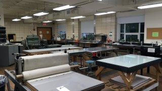 Printmaking Classroom
