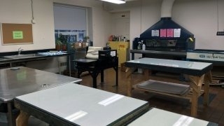 Printmaking Classroom