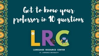 Get to know your professor