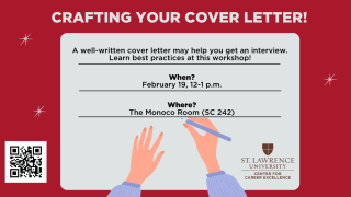 Cover letter workshop