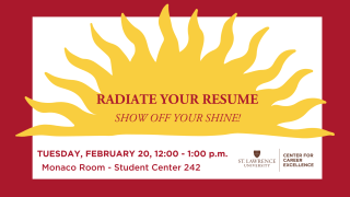 Radiate Your Resume February 20