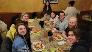 Students at Dinner 3