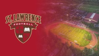 Saints Football Logo with Leckonby Stadium