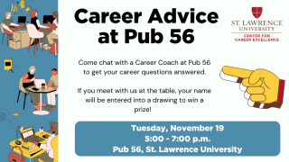 Come to Pub 56. Connect w/CCE. Win Some Prizes.