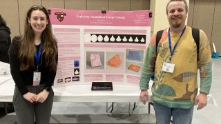 Eliza Brown '25 and Dr. Gabriel Dorfsman Hopkins - JMM Seattle